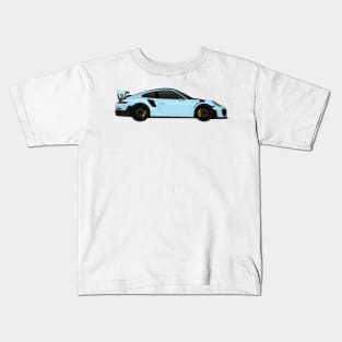 GT2RS Side Light-blue Kids T-Shirt